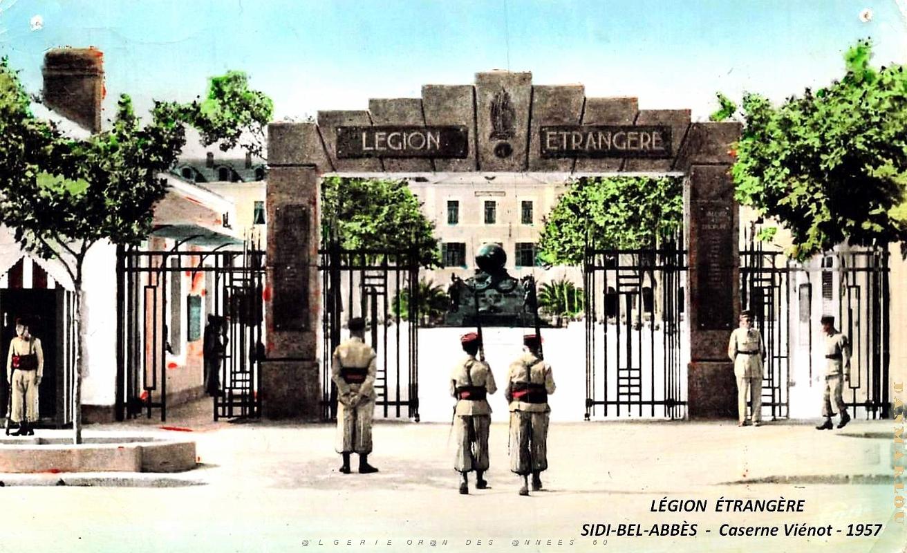 Sidi-Bel-Abbes - Legion - Caserne Vienot - Entree - 1957.jpg